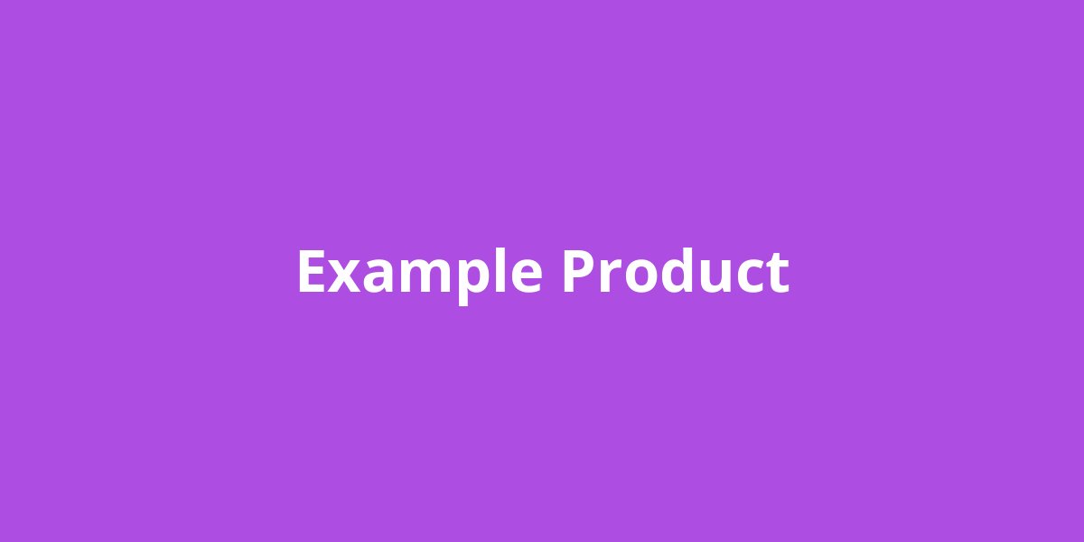 Example Product